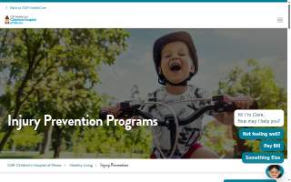 Children's hospital website