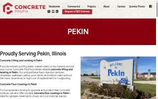 Concrete Polyfix of Pekin website
