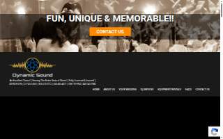 Dynamic Weddings website