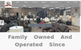 Hamm's Furniture website