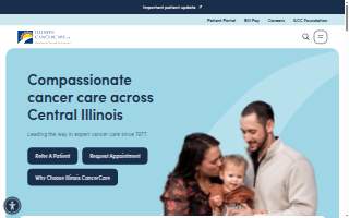 Illinois Cancer Care Pekin website