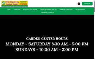 Old Heritage Garden Center website
