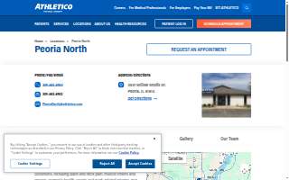 Athletico Physical Therapy - Peoria North website