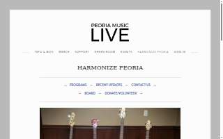 Harmonize Peoria website