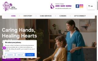 Iris Home Health Services website