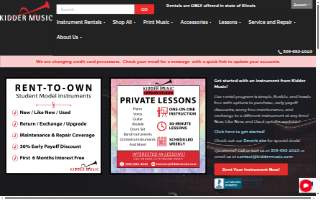 Kidder Music of Peoria website
