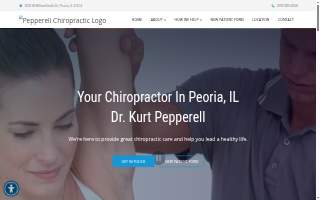 Pepperell Chiropractic website