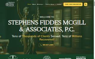 Stephens Fiddes McGill & Associates, P.C. website
