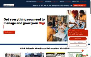 Cybernautic Web Design of Peoria website