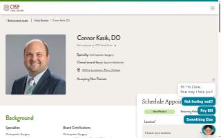 Connor Kasik, DO website