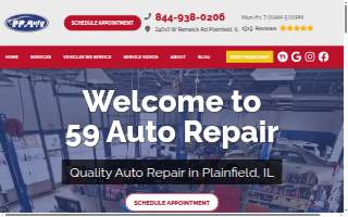59 Auto Repair website