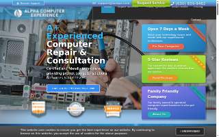 Alpha Computer Experience website