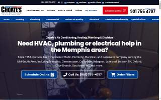 Chobar's Towing Services website