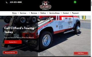 Clifford's Towing & Recovery LLC website