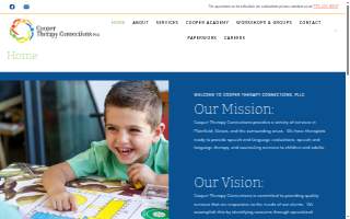 Cooper Therapy Connections website