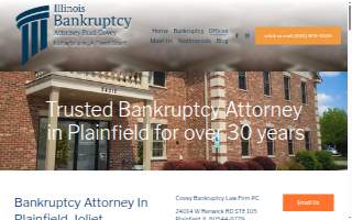 Covey Bankruptcy Law Firm, P.C. of Plainfield website
