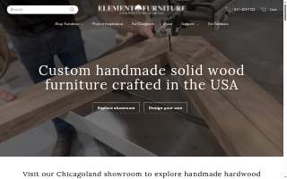 Element Furniture (formerly Rustic Elements Furniture) website