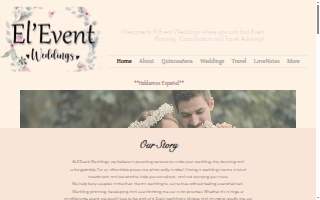 ElEvent Weddings website