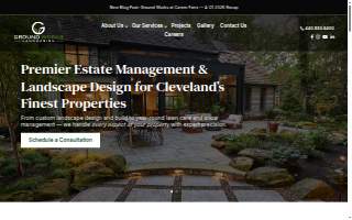 Groundworks Land Design website
