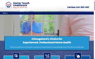 Home Touch Health Care website