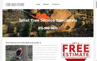 Joliet Tree Service Specialists website