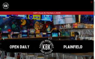 Khaos Brewcade & Kitchen website