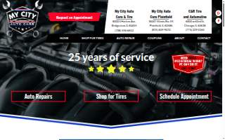 My City Auto Care website