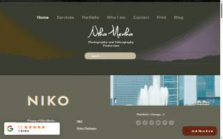 Niko Menko Photography website
