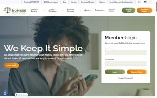 NuMark Credit Union website
