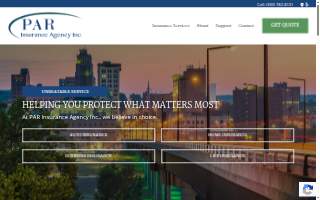 Par Insurance Agency website