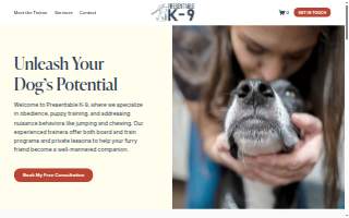 Presentable K-9 of Plainfield website