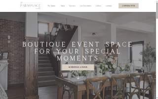 The Parsonage Events website