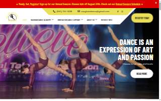 Vaughan Dance Academy website