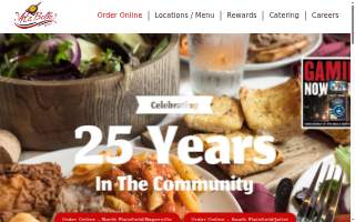 Vita Bella Pizza website