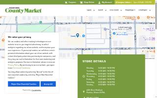 County Market of Pontiac website