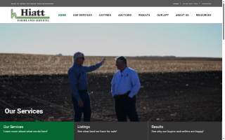 Hiatt Farmland Services website