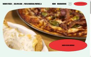 Mario's Pizza website