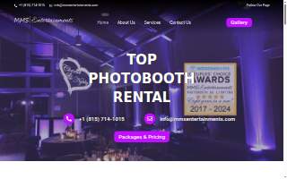 MMS Entertainments DJ and Photobooth website