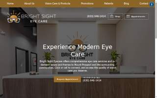 Bright Sight Eyecare of Prospect Heights website