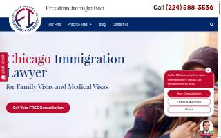 Freedom Immigration website