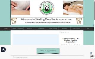 Healing Paradise Acupuncture website