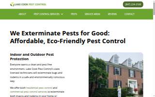 Lake Cook Pest Control of Buffalo Grove website