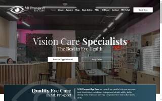 Mt Prospect Eye Care of Prospect Heights website