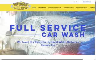 Northwest Auto Wash & Detail Center website
