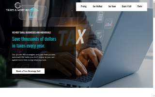 Taxes & More website
