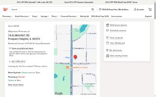 Walgreens of Prospect Heights website