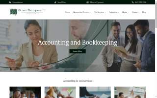 Weiss & Thompson, P.C., CPA's website