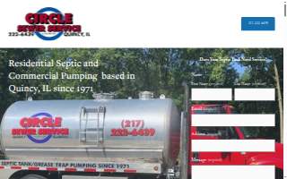 Circle Sewer Service website