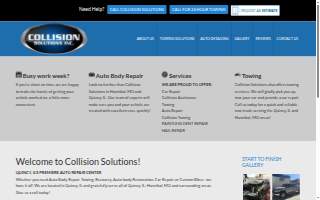Collision Solutions Inc. website