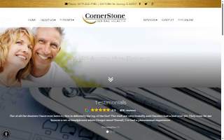 Cornerstone Dental Health website